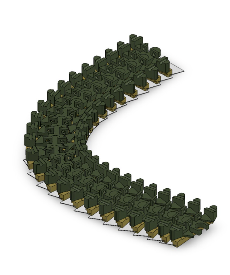 Skin assembly bending