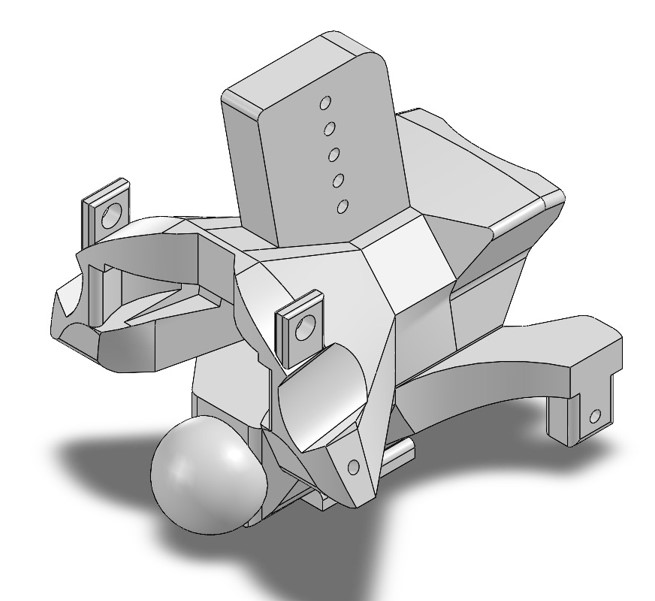 Bio-inspired snake robot vertebra